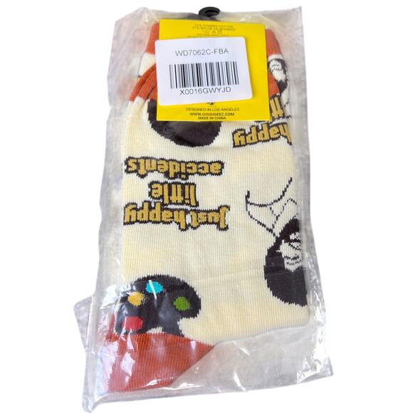 Ooh Geez! Socks NWT Bob Ross Women One Size Fits - Picture 2 of 4